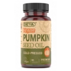 Deva Nutrition Vegan Premium Pumpkin Seed Oil Cold Pressed 500 Mg Not Certified Kosher  90 Vegan Capsules