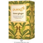 Pukka Kosher Organic Three Ginger Tea Pack 6 20 Sachets