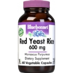 Bluebonnet Kosher Red Yeast Rice 600 mg 60 Vegetable Capsules