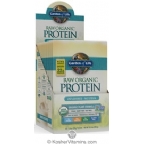 Garden of Life Kosher Raw Organic Protein Powder Unflavored No Stevia 10 Packets