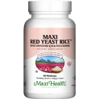 Maxi Health Kosher Maxi Red Yeast Rice with Coenzyme Q10 & Policosanol  60 MaxiCaps