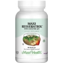 Maxi Health Kosher Maxi Resveratrol 100 Mg with Coenzyme Q10 NEW & IMPROVED 60 MaxiCaps