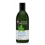 Avalon Organics Bath & Shower Gel Revitalizing Peppermint 12 fl oz   