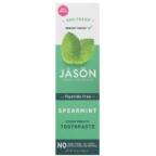 Jason Kosher Sea Fresh Fluoride Free Toothpaste - Spearmint 4.2 OZ