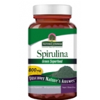 Natures Answer Kosher Spirulina 800 mg 90 Vegetarian Capsules
