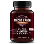 Yum V’s Kosher Strong Earth Calcium, Magnesium & Vitamin D Gummies - Raspberry Flavor 90 Gummies