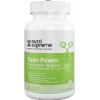 Nutri-Supreme Research Kosher Multi Vitamin & Mineral Once Daily Teen Power 30 Vegetarian Capsules