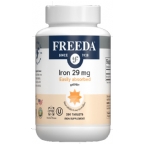 Freeda Kosher Iron 29 mg (Ferrous Fumarate ) Easily Absorbed  250 Tablets