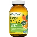 MegaFood Kosher Baby & Me 2 Herb Free Whole Food Prenatal Multivitamin & Mineral  120 Tablets
