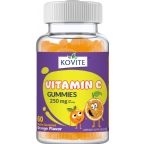 Kovite Kosher Childrens Vitamin C 250 mg Chewable Gummies - Orange Flavor  BUY 1 GET 1 FREE  60 Gummies