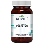 Kovite Kosher Organic Valerian Root 1000 mg per serving 90 Vegetable Capsules 