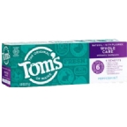 Toms Of Maine Whole Care Toothpaste - Peppermint 6 Pack 4 oz