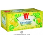 Wissotzky Tea Kosher Nana Mint & Lemon Fusion Caffeine Free 20 Tea Bags