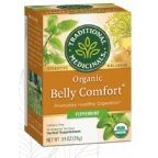 Traditional Medicinals Kosher Organic Belly Comfort Peppermint Caffeine Free 6 Pack 16 Tea Bags