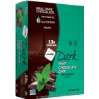 NuGo Nutrition Kosher Dark 10g Protein Bar Mint Chocolate Chip Parve 12 Bars