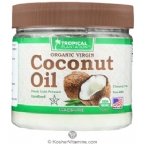 Tropical Plantation Kosher Organic Coconut Oil  24 Fl Oz