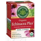 Traditional Medicinals Kosher Organic Echinacea Plus Tea Caffeine Free 16 Tea Bags