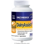 Enzymedica Kosher Dairy Assist Complete Dairy Digestion Formula 30 Capsules