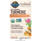 Garden of Life Kosher mykind Organics Extra Strength Turmeric Inflammatory Response 60 Vegan Tablets