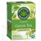 Traditional Medicinals Kosher Organic Green Tea with Lemongrass 6 Pack 16 Tea bags