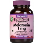 Bluebonnet Kosher EarthSweet Melatonin 1 Mg Chewable Raspberry Flavor 60 Chewable Tablets