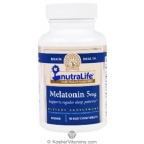 NutraLife Kosher Melatonin Chewable 5 mg 90 Tablets