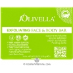 Olivella Kosher Exfoliating Face & Body Bar Soap 5.29 OZ