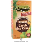 Landau Landau Kosher Premium Rice Cakes Orange Carob Individually Wrapped 6 Pack 5 OZ