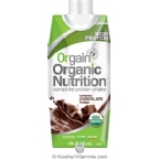 Orgain Kosher Organic Ready To Drink Nutritional Shake Creamy Chocolate Fudge Dairy 12 Pack 11 Oz