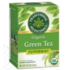 Traditional Medicinals Kosher Organic Green Tea Peppermint Pack Of 6 16 Tea Bags