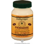 Healthy Origins Pycnogenol 100 Mg Vegetarian Suitable Not Certified Kosher 60 Vegetarian Capsules