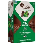 NuGo Nutrition Kosher Slim Protein Bar  Chocolate Mint Parve 12 Bars