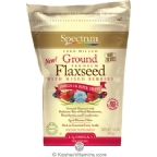 Spectrum Kosher Cold Milled Ground Premium Flaxseed with Mixed Berries 12 OZ