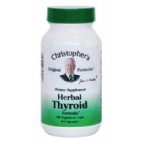Dr. Christopher’s Kosher Herbal Thyroid            100 Vegetarian Capsules 