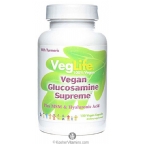 VegLife Glucosamine Supreme Vegan Suitable Not Certified Kosher 120 Vegan Capsules