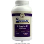 NutraLife Kosher Vitamin C 1000 mg 240 Tablets