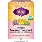Yogi Tea Kosher Woman’s Nursing Support Tea (formerly Woman’s Nursing Mom Tea) 16 Tea Bags