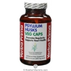 Yerba Prima Psyllium Husks Veg Caps Vegetarian Suitable Not Certified Kosher 180 Capsules